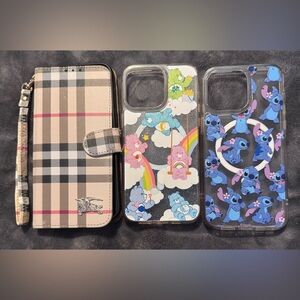 Lot of 3 IPhone 15 ProMax cases